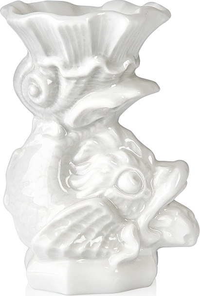 82106 Meissen Подсвечник 6,5см "Лебединый сервиз" (белый рельеф) Фарфор 