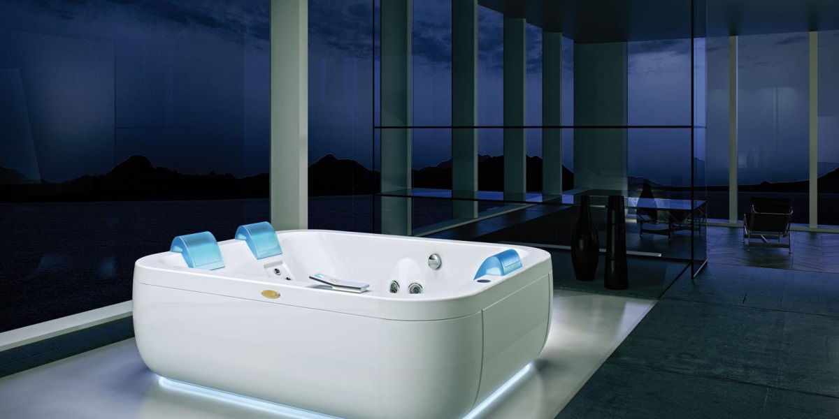 Ванна с гидромассажем "HYDRO FRIENDLY" Aquasoul Extra напольная 9443-680A Jacuzzi 9443680A - Вид №3