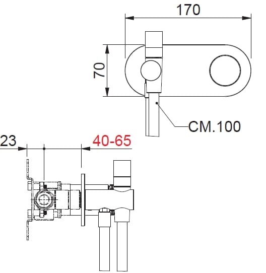 Нержавеющая сталь гидроскоп с миксером BEAMTECH App ARCH-00088223 - Вид №1