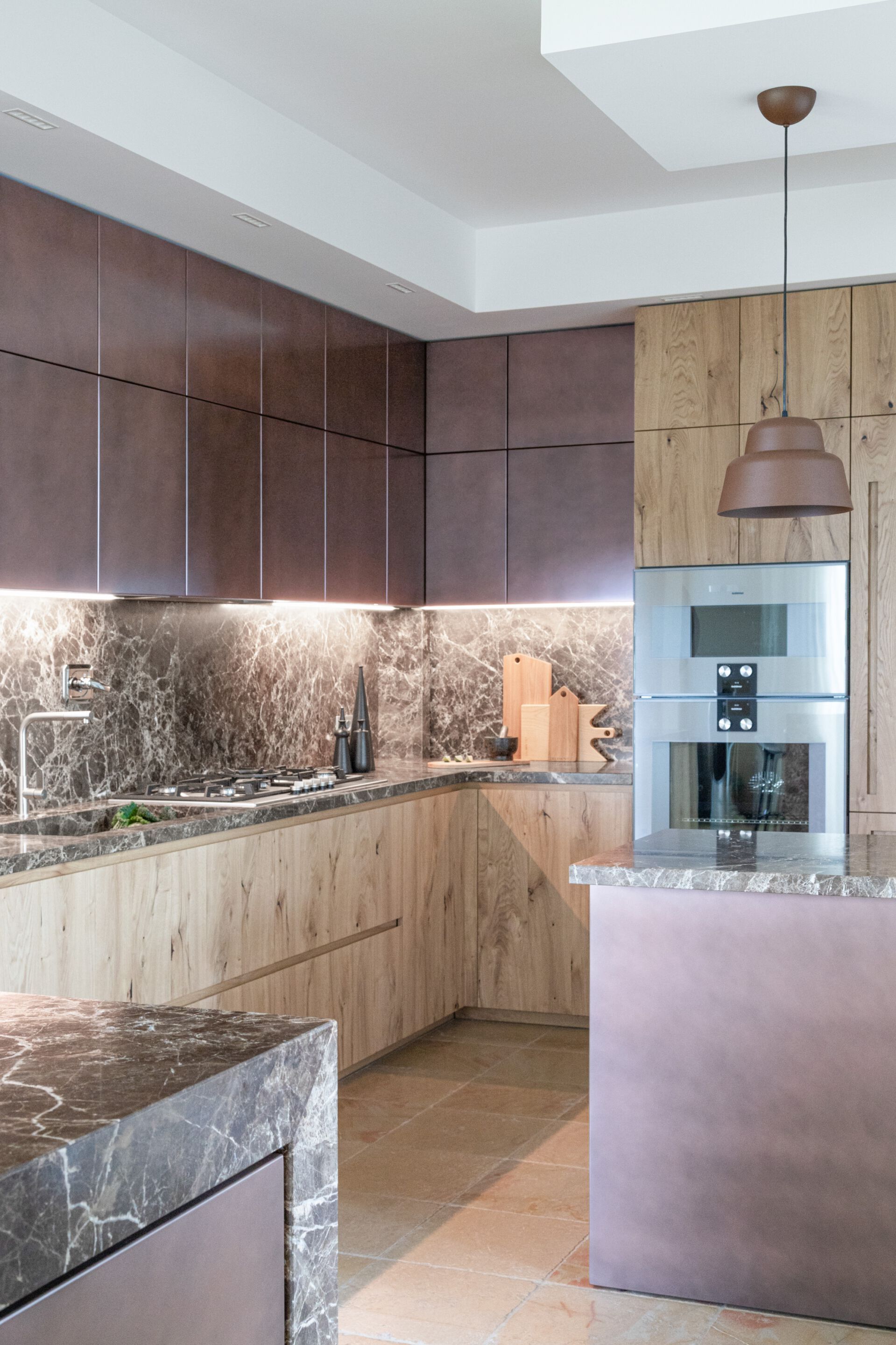 Угловая кухня с двумя островами TM Italia Cucine T30 ARCH-00000423 - Вид №1