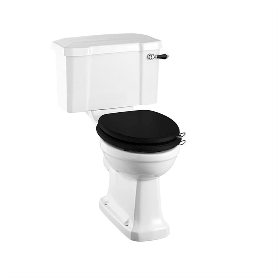 P12, C1 BLA Компакт унитаз с бачком Черный Burlington  Англия  - Вид №1