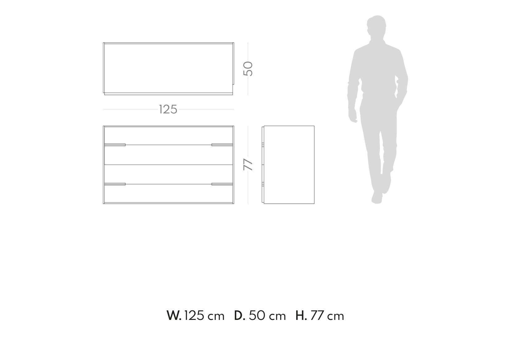 Деревянный комод PRADDY ARCH-00014312 - Вид №1