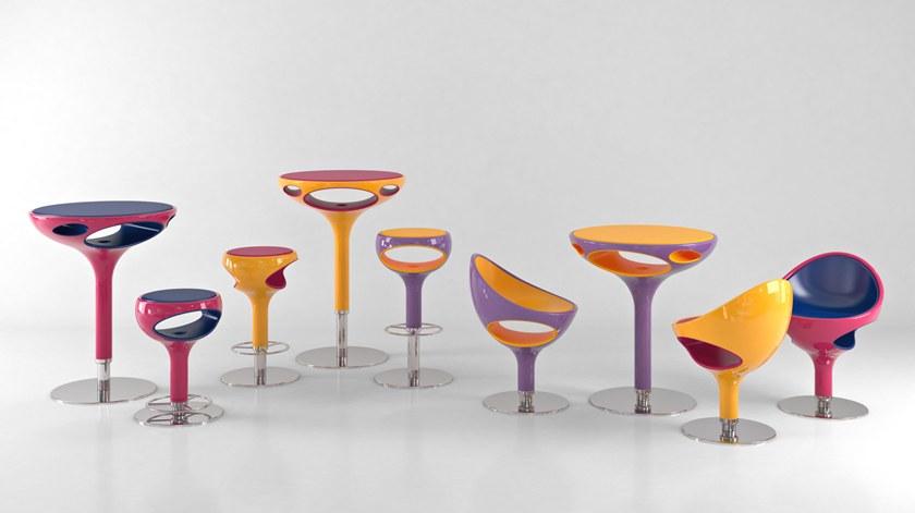 Giovannetti Высокий круглый стол из полиуретана Ring sun-id-1463840 - Вид №4