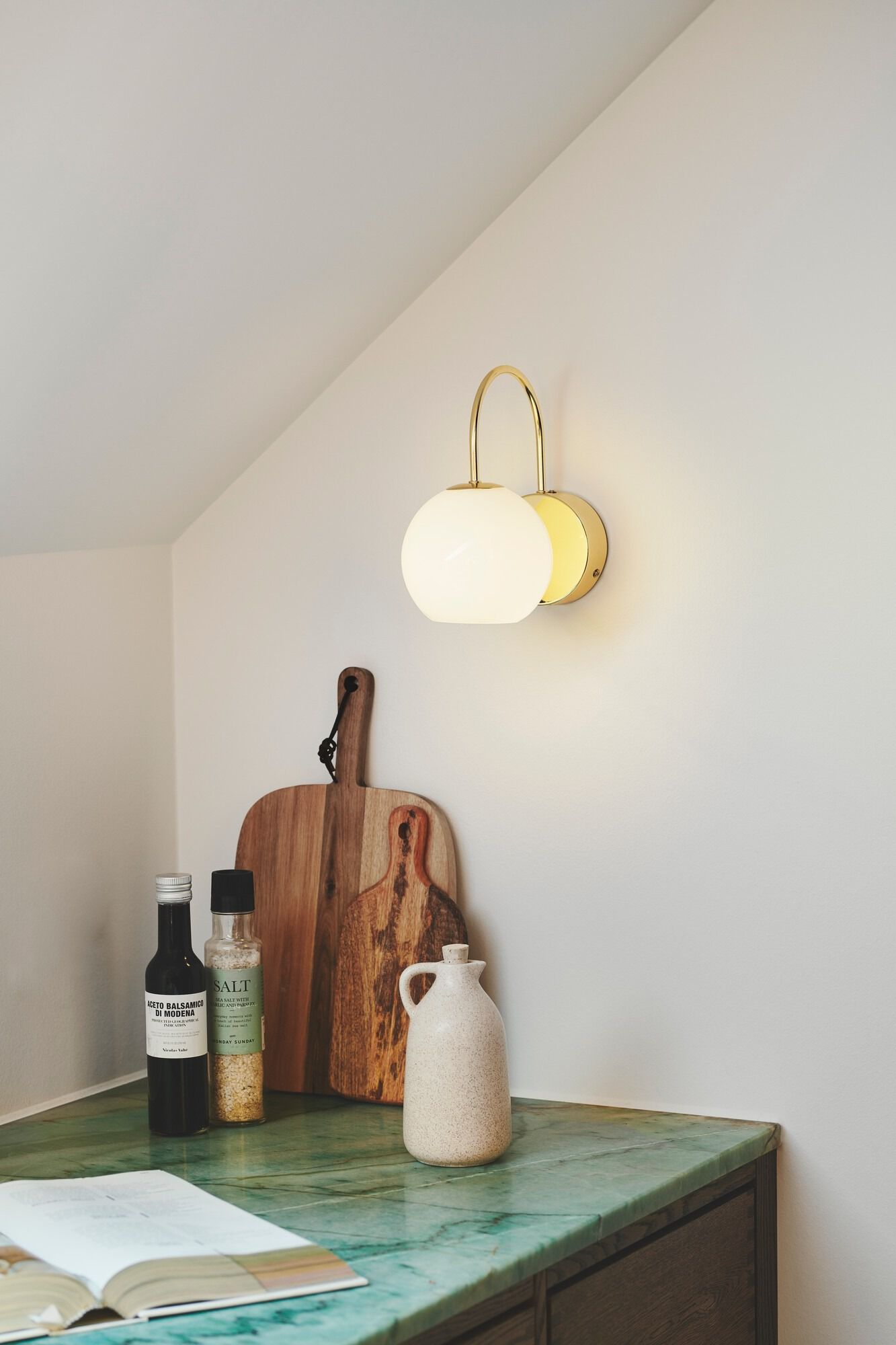 Настенный светильник из металла и выдувного стекла Nordlux Franca ARCH-00022547 - Вид №4