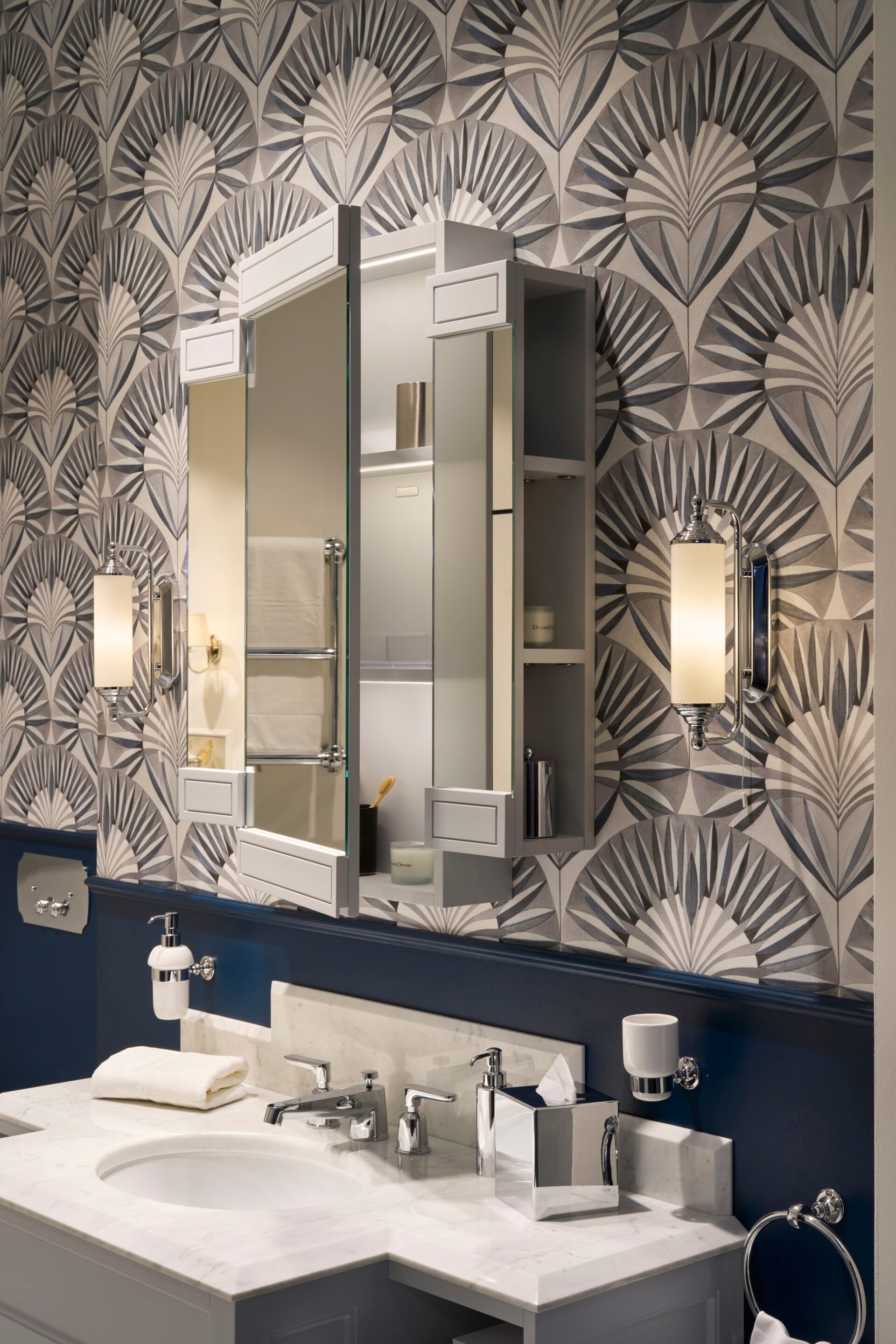 Деревянное зеркало с контейнером Devon&Devon CHÂTEAU ARCH-00108994 - Вид №4