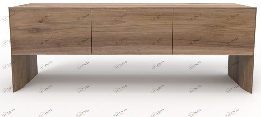 CP Parquet Тумба под ТВ из орехового дерева с ящиками Cp lab design sun-id-1371157