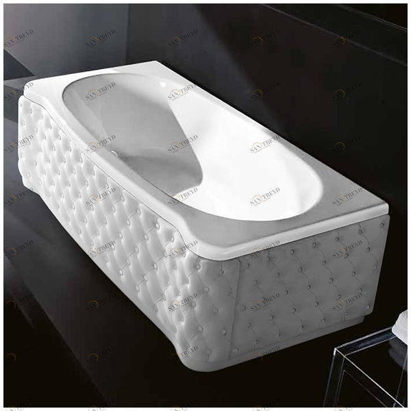 Ванна Gruppo treesse New Classic Young VTL-V6741-SX-KB белая прямоугольная левая белая кожа VTLV6741SXKB