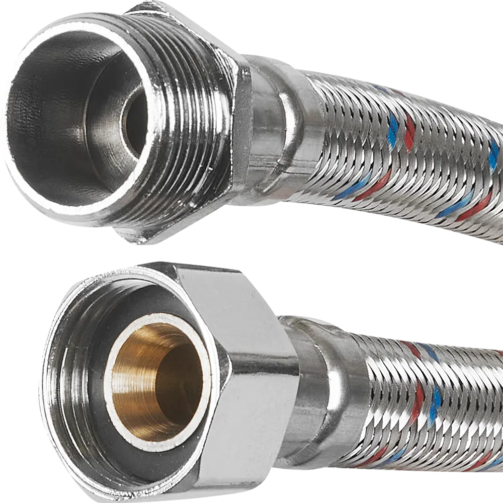 Гибкая подводка для воды Aquabeam 3/4"x3/4" гайка - штуцер 150 см STLM-2007341 - Вид №1