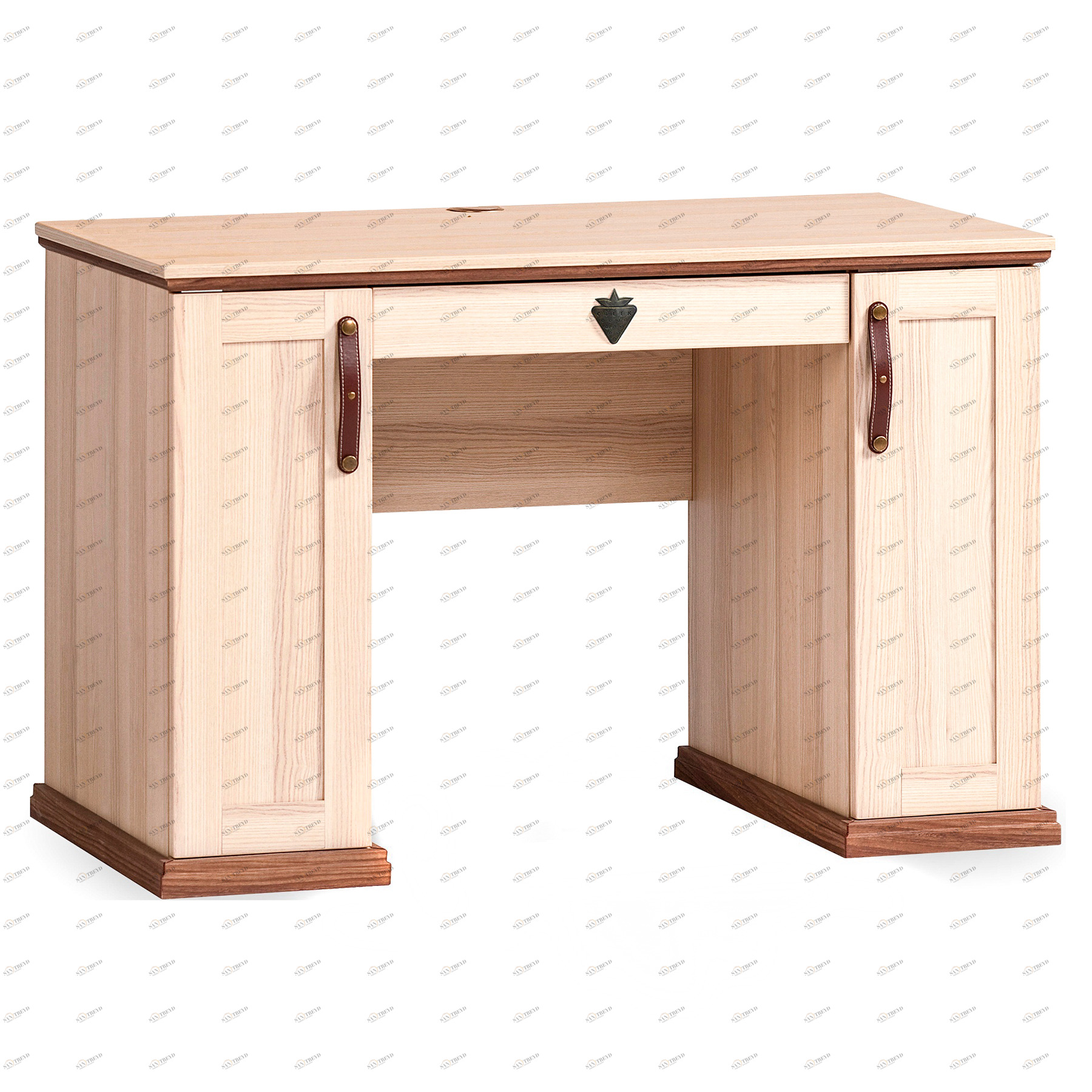 Письменный стол с ящиком и дверцами светлый орех 114 см ST Royal CILEK ROYAL 00-3832450 Бежевый Santreyd