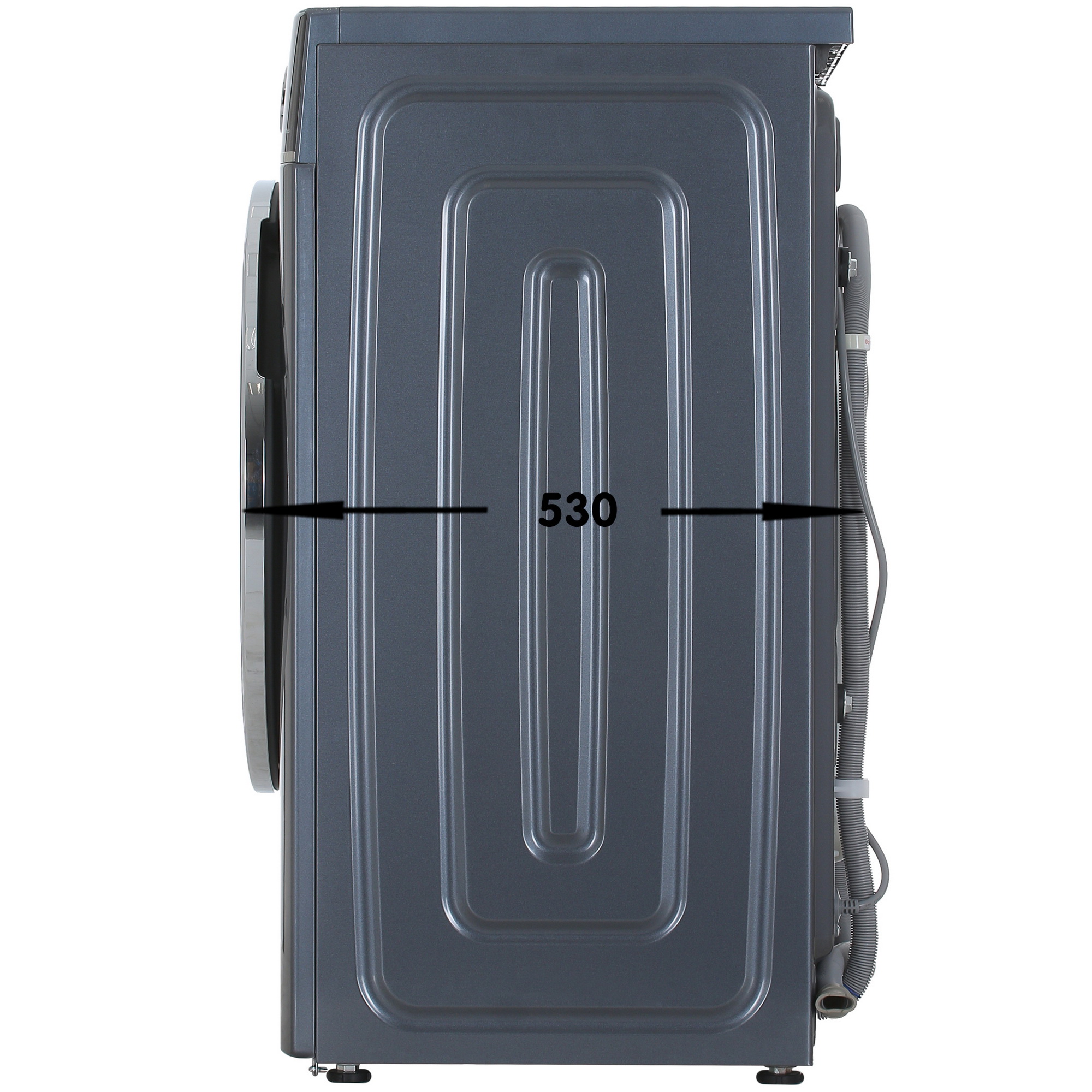 5040173 Стирально-сушильная машина DEXP WD-F814DMG/DBSI синий STDN-0126159 - Вид №3