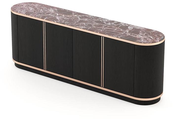 Laskasas Комод деревянный с распашными дверцами Brown Lk2113  - Вид №2