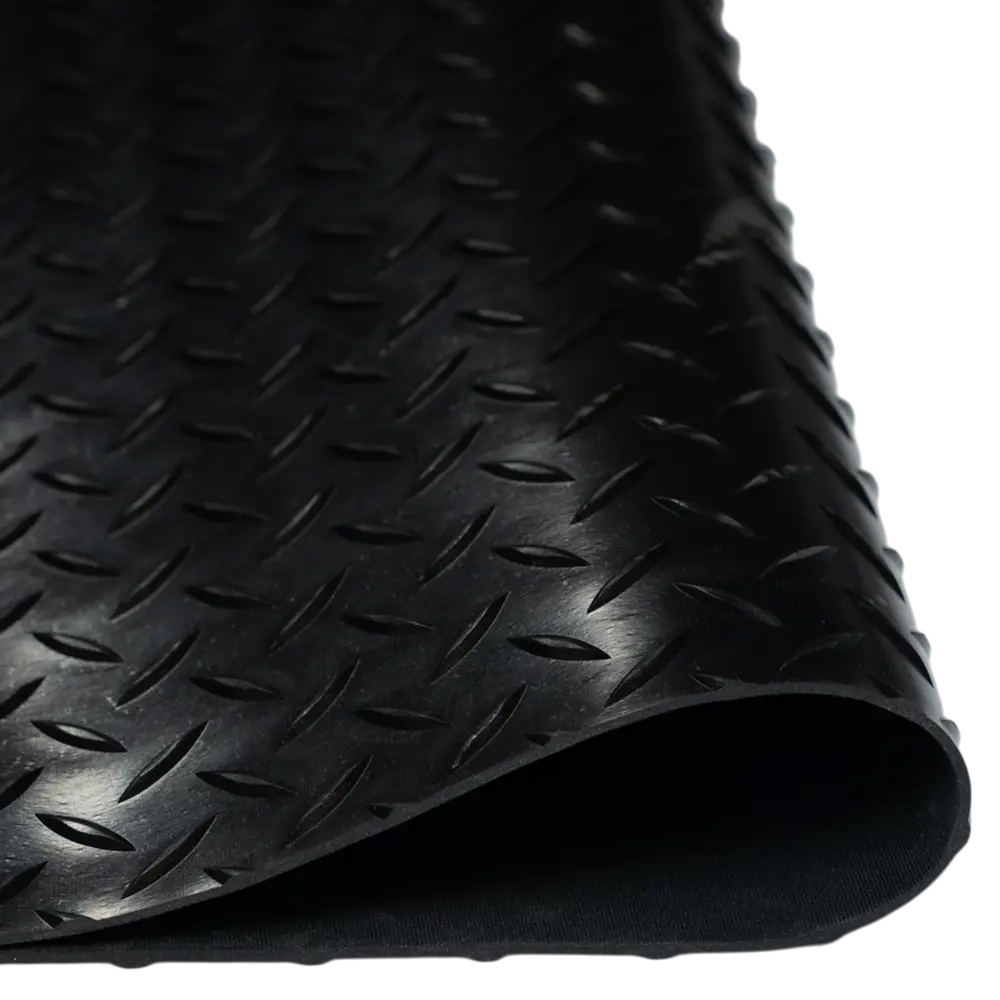 Дорожка резиновая «Елочка» 1.2 м цвет черный Santreyd STLM-2186302 - Вид №2