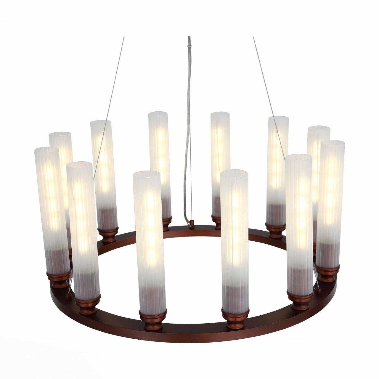 Подвесная светодиодная люстра ST Luce Unica SL262.703.12 ST LUCE ДИЗАЙНЕРСКИЕ, UNICA 118264 Белый  - Вид №2