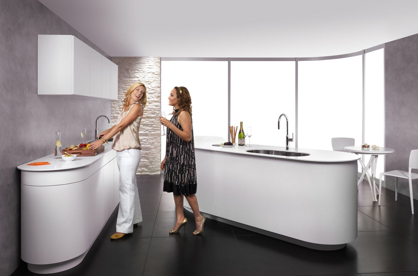 Кухонный смеситель со съемным ручным душем KWC SIN ARCH-00021586 - Вид №3