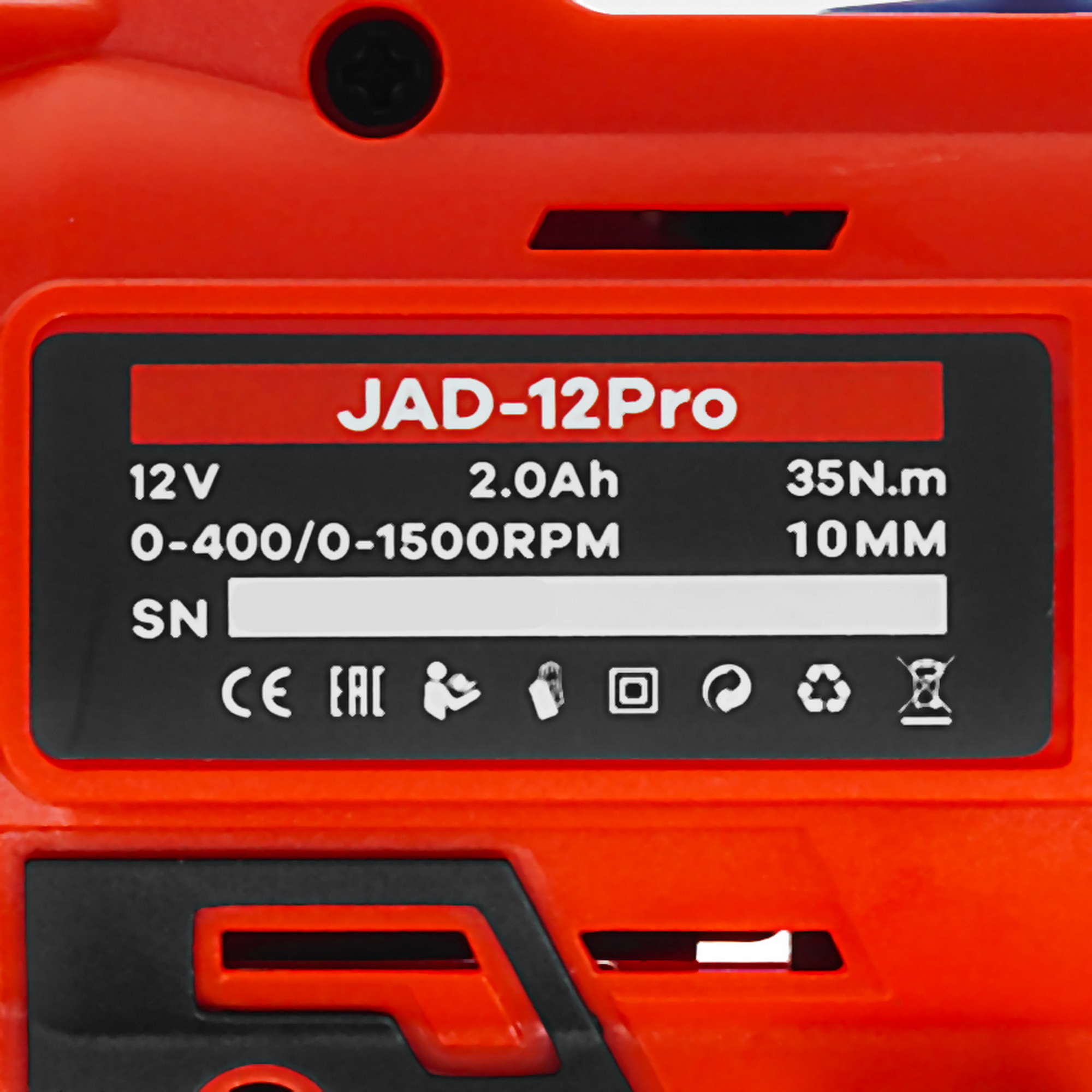 Дрель-шуруповерт JONSER JAD-12PRO 9236348 STDN-0040156 - Вид №3