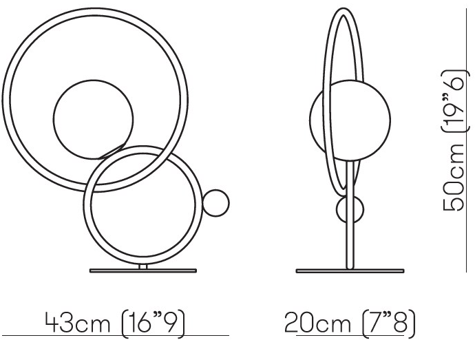 VeniceM Настольная светодиодная лампа из латуни с диммером Zoe sun-id-1486283 - Вид №5