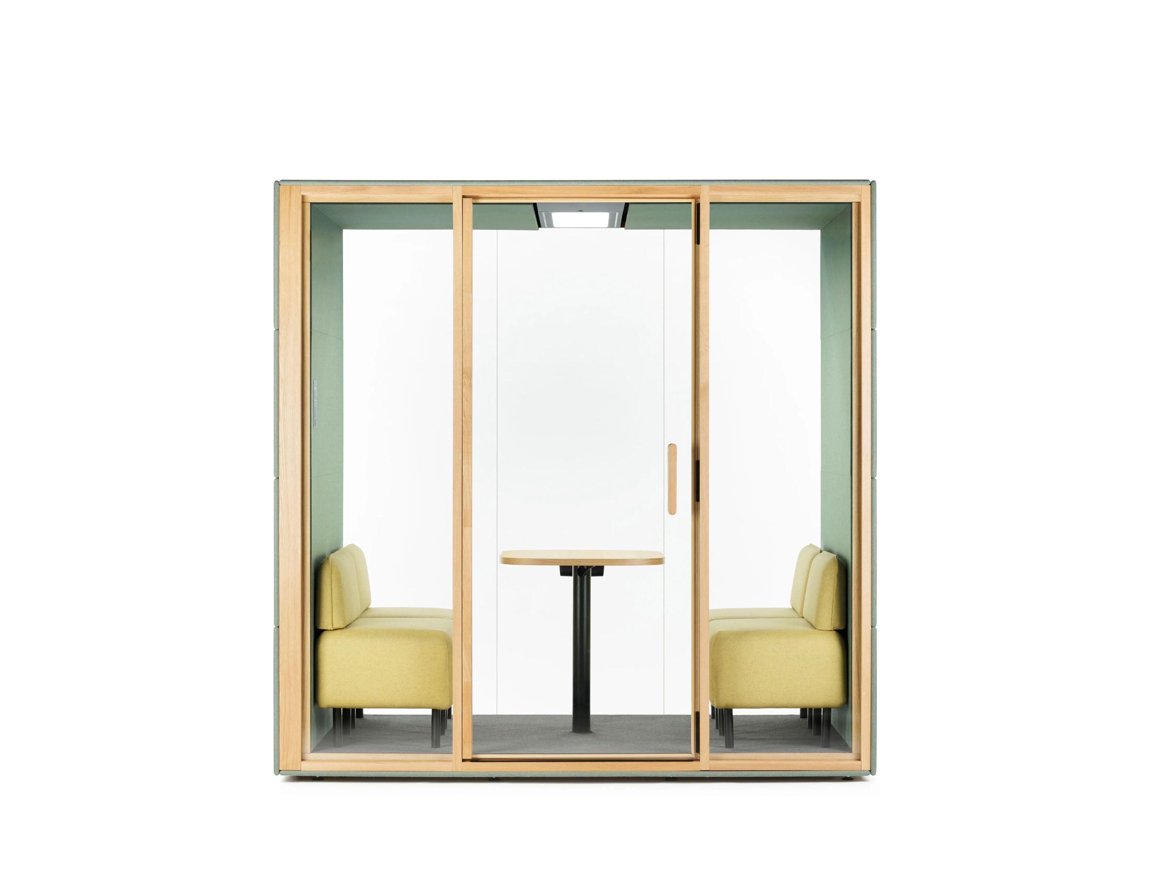 Многосторонняя акустическая офисная кабина со встроенным освещением SilentLab GEN4 ARCH-00101006 - Вид №11