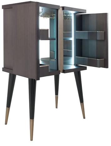 Gianfranco Ferré Home Деревянная барная стойка со встроенной подсветкой Sean Sea.115.a - Вид №3