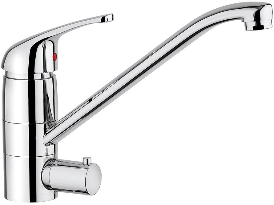 Paini Creta 100 42CR5611KM Смеситель кухонный для мойки с подключением для посудомоечной/стиральной машины