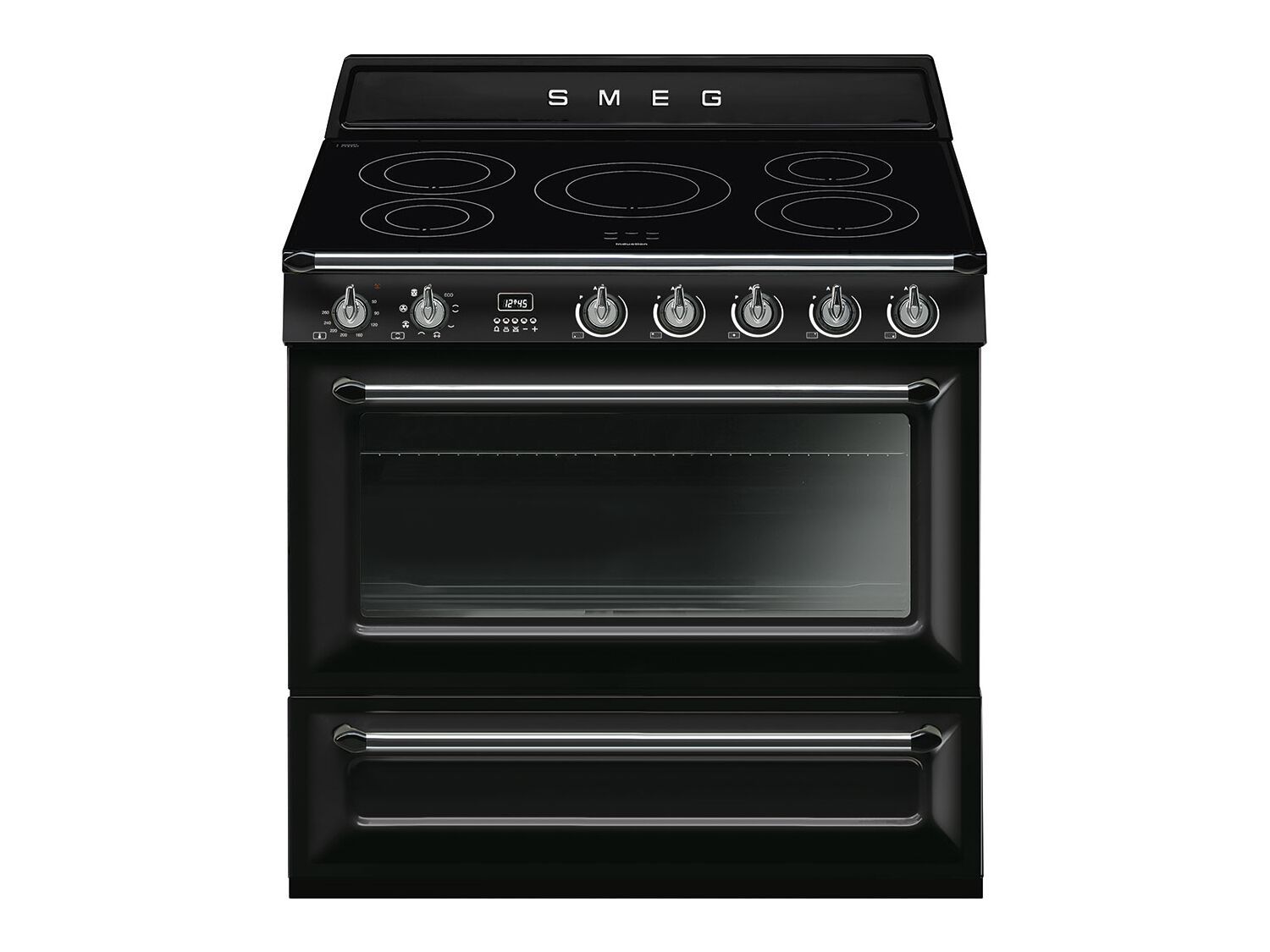 Отдельно стоящая кухня с индукционной плитой Smeg Виктория ARCH-00082305