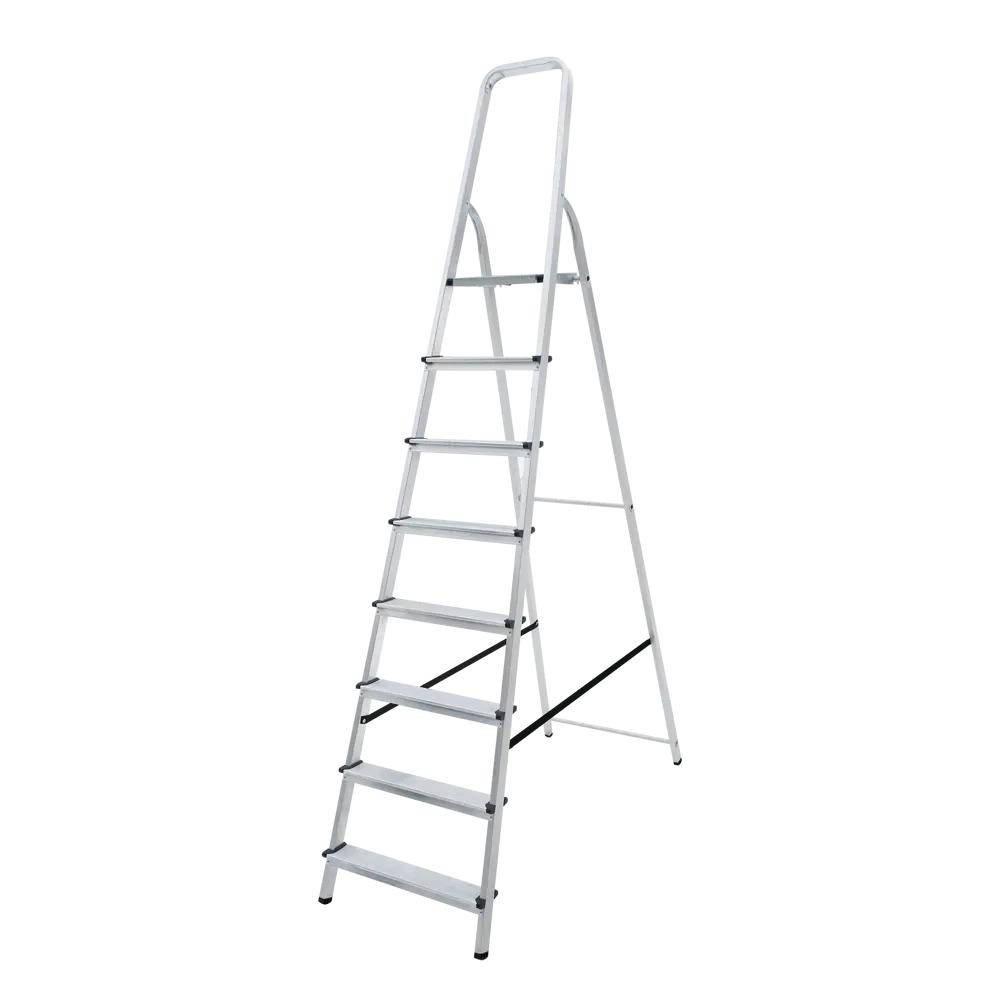 Стремянка Новая Высота Kroft 1110 8 ступеней алюминий STLM-2142908