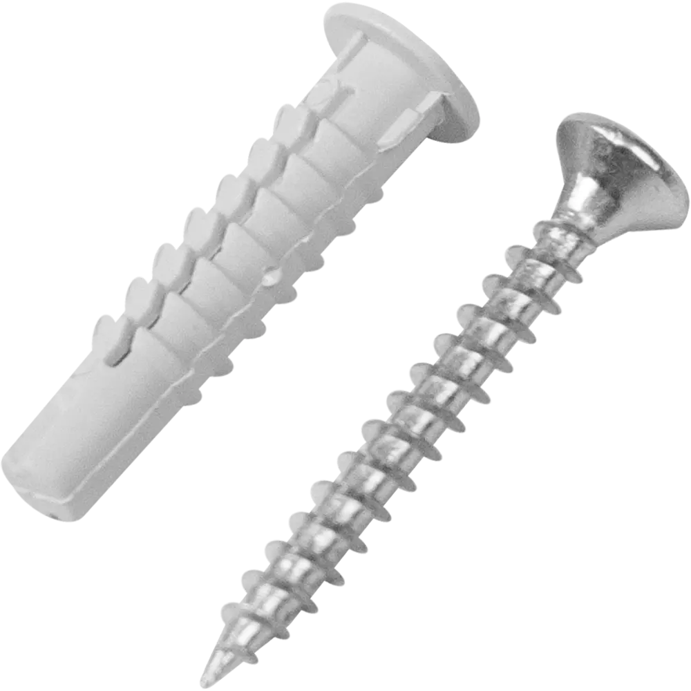 Дюбель потайной STANDERS с шурупами 5х25 мм для надежного крепления (50 шт) 83387786 STLM-0040727 - Вид №3