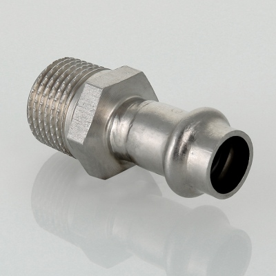 VTi.901.I.002805 Пресс-фитинг из нержавеющей стали с наружной резьбой Valtec 28 мм х 3/4"  - Вид №5