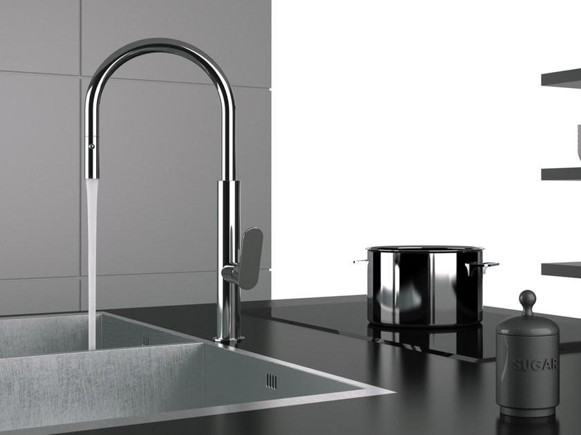 Remer Rubinetterie Смеситель для кухни с вытяжным душем Cucina Nk 73 - Вид №1