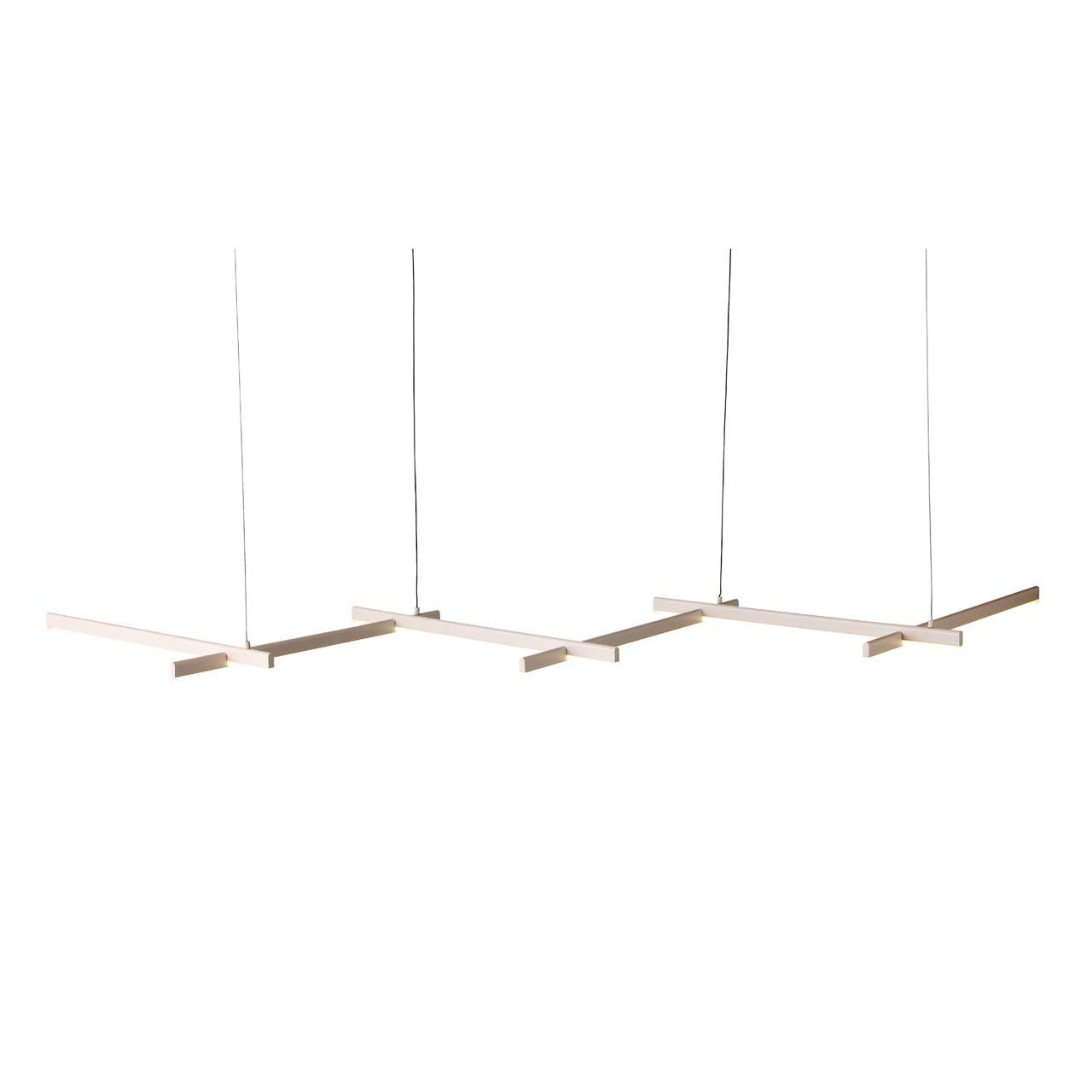 Подвесной светильник металлический белый ST Luce Basoni SL394.503.06 ST LUCE ДИЗАЙНЕРСКИЕ, BASONI 00-3890097 Белый  - Вид №1
