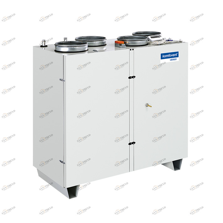 Приточно-вытяжная установка с пластинчатым рекуператором VERSO-P-1600-V KOMFOVENT sun-id-683968