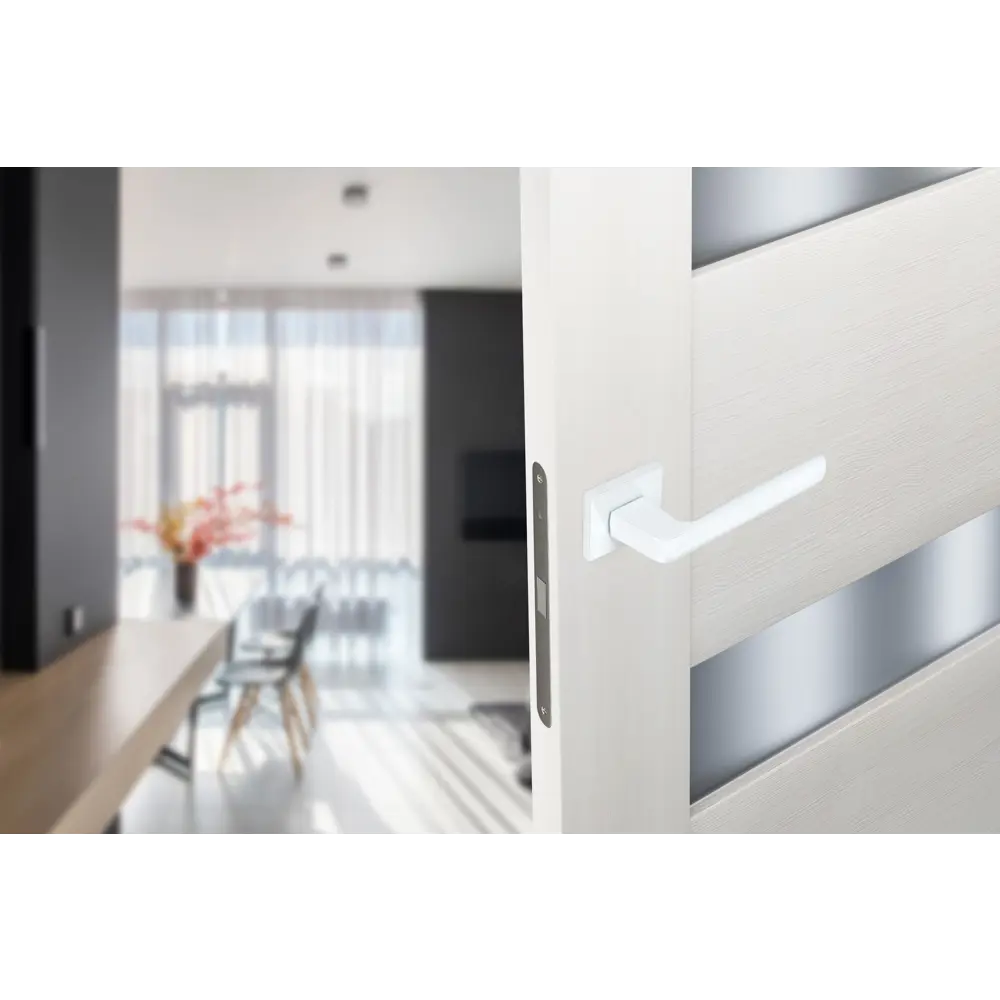 Дверные ручки EDSON EDS-183H-Q2 белые для межкомнатных дверей 85170510 STLM-0059406 - Вид №5