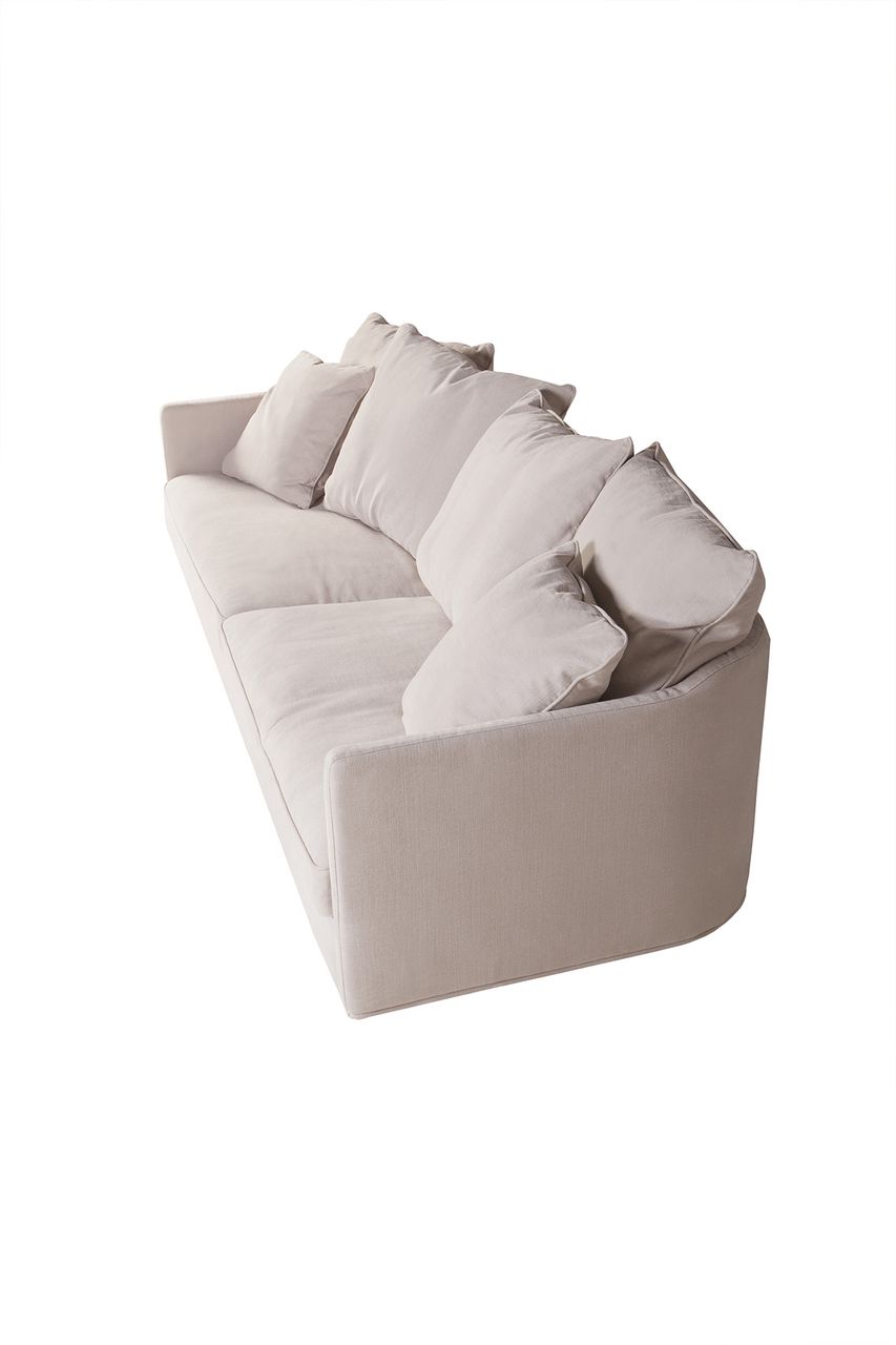 Диван Julia трехместный прямой светло-серый SITS ДИЗАЙНЕРСКИЕ, JULIA 192048 Серый  - Вид №3