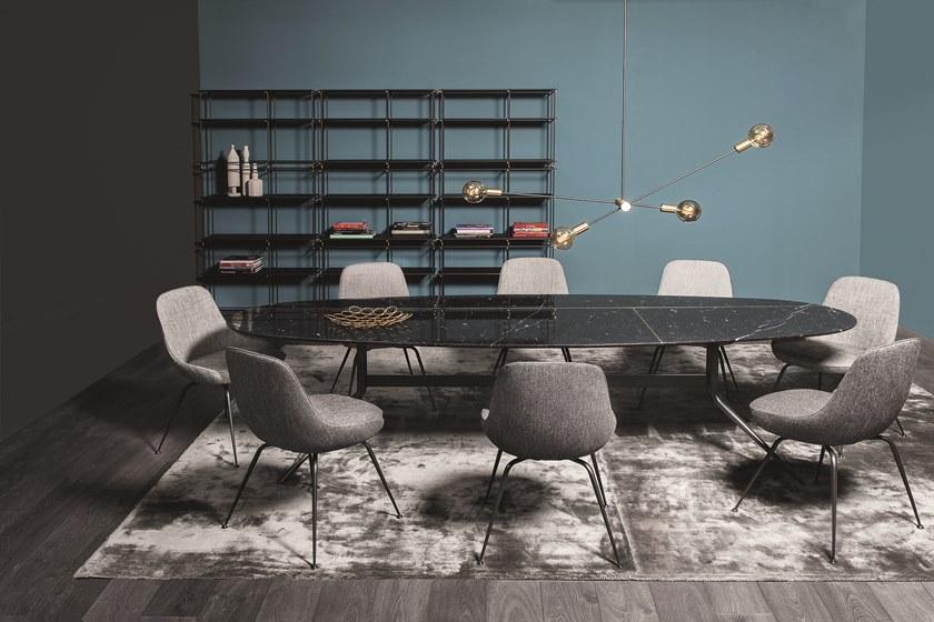 Vibieffe Обеденный стол из мрамора или мдф 1500 swing sun-id-1461521 - Вид №4