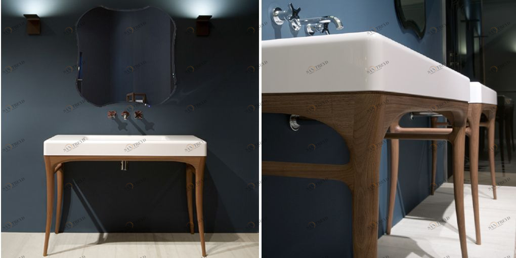 Комплект мебели №9 108 см Antonio Lupi ILBAGNO из ясеня Antoniolupi 9ILBAGNO