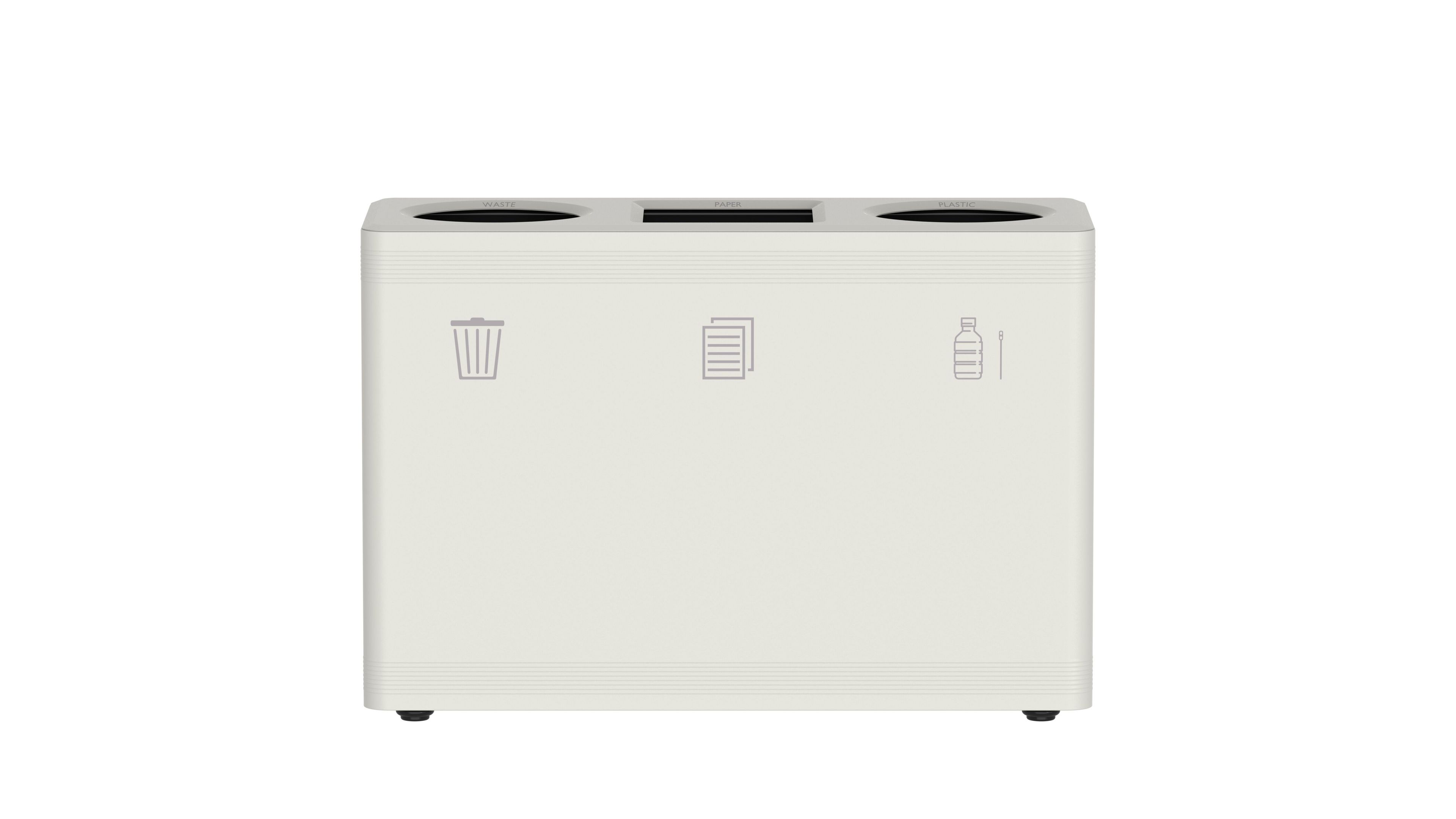 Стальная стойка для мусора с порошковым покрытием с крышкой FUNCTIONALS DITCH ARCH-00011679 - Вид №8