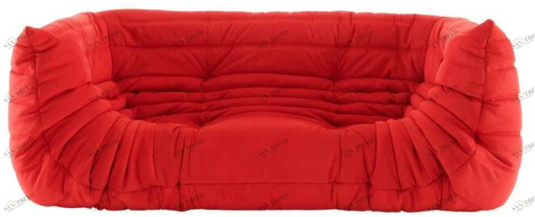 Ligne Roset 2-х местный тканевый диван со съемным чехлом Togo 15921005