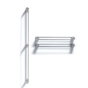 Электрический полотенцесушитель L.600 мм и L.1140 с кнопкой включения TWI118 linki