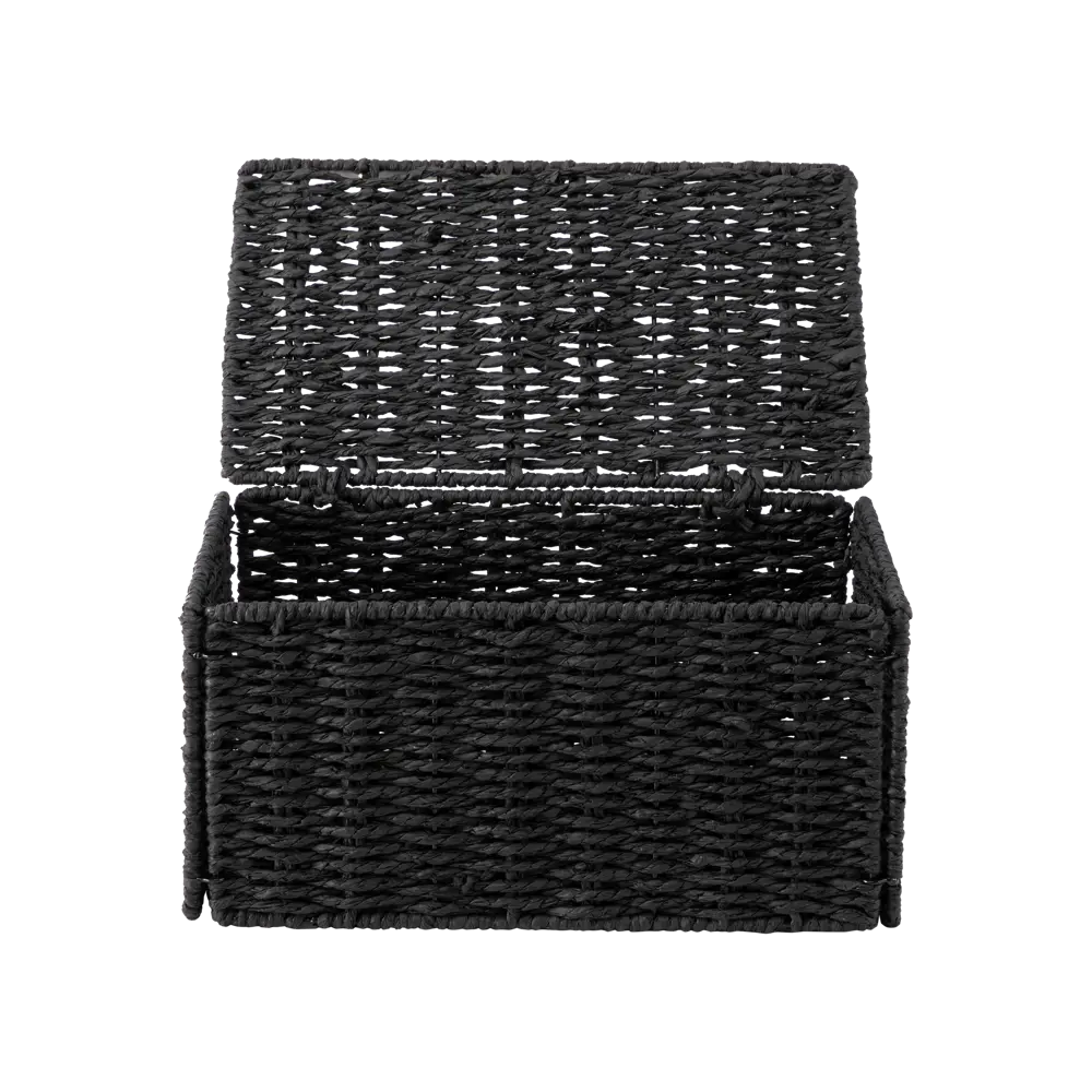 Корз плетен с кр 31X23X15см чер Konsensa STLM-2118198 - Вид №6