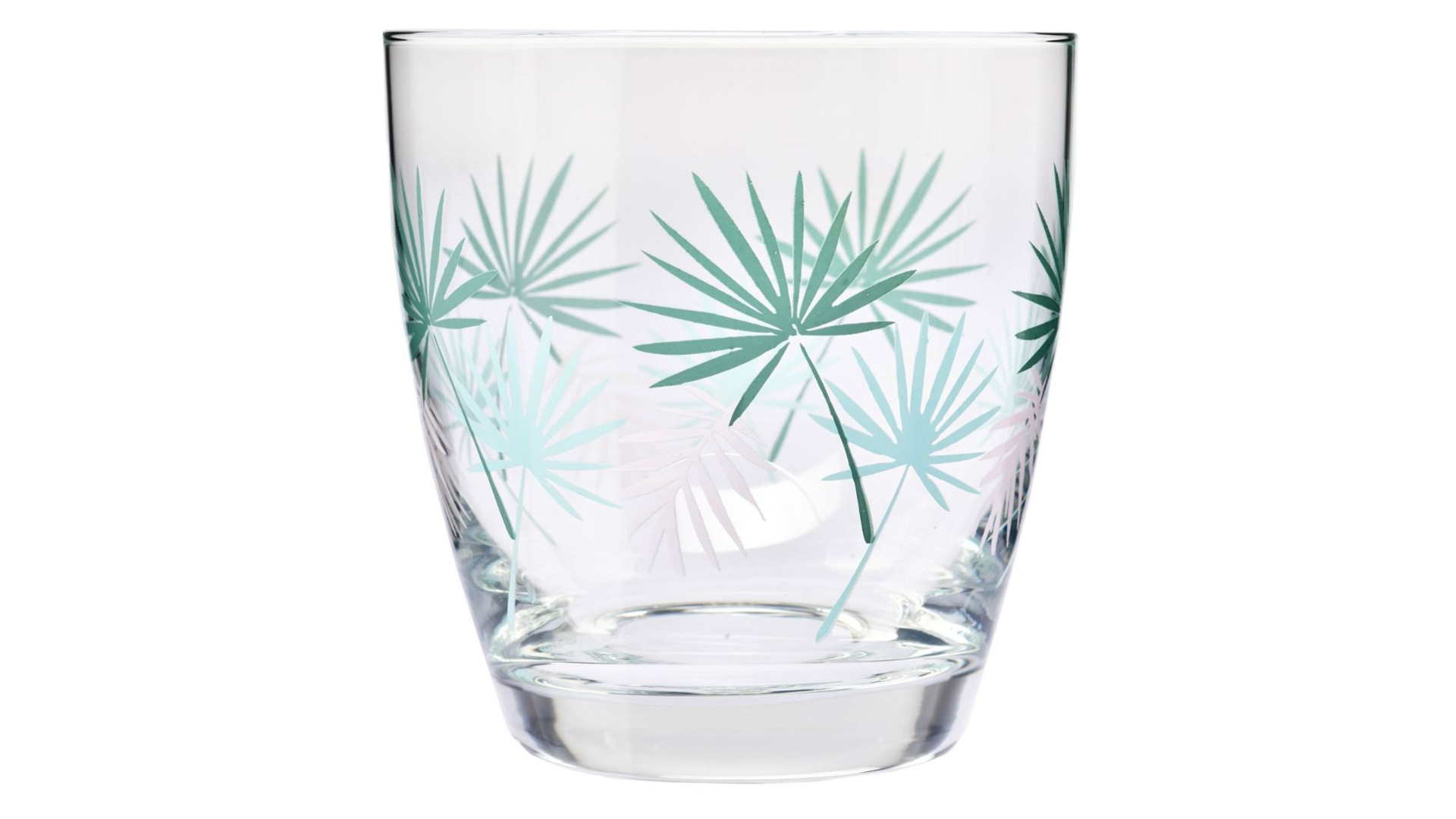 10653573 KROSNO Набор стаканов для воды Krosno "Пальмовые листья" 370мл, 2 шт Стекло  - Вид №1