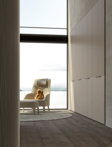 Деревянный секционный шкаф