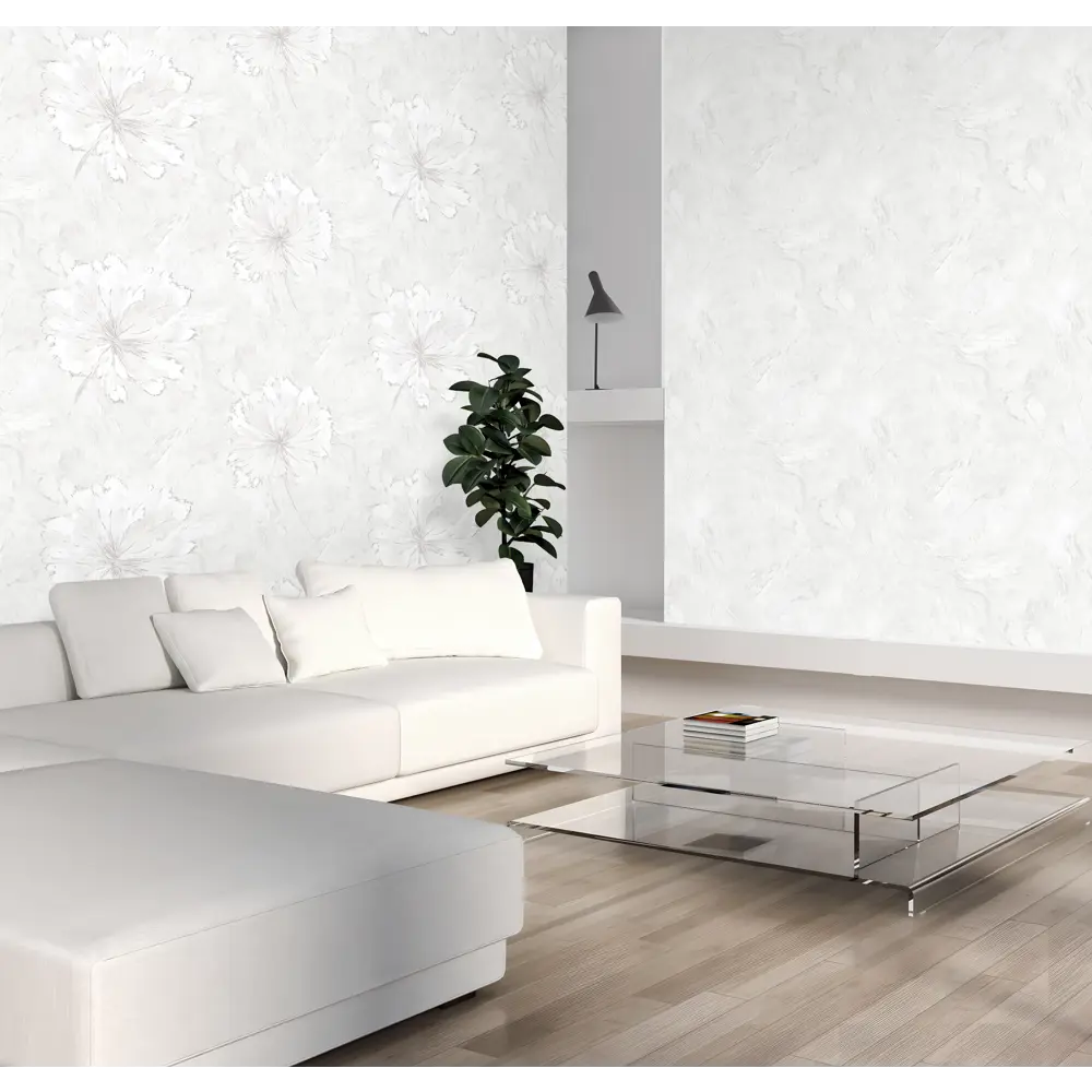 Флизелиновые обои Ateliero Sonya - белоснежная фактура для идеального интерьера 89369837 STLM-0819894 - Вид №4