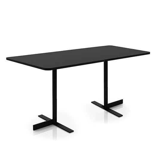 Прямоугольный стол со стальным основанием ALMA DESIGN ARCH-00037596