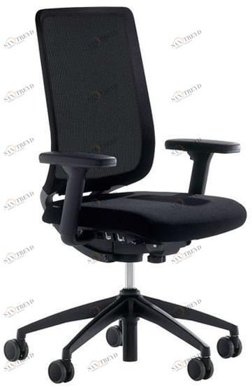 Brunner Офисный стул из ткани с 5 спицами и подлокотниками Too sun-id-1499957