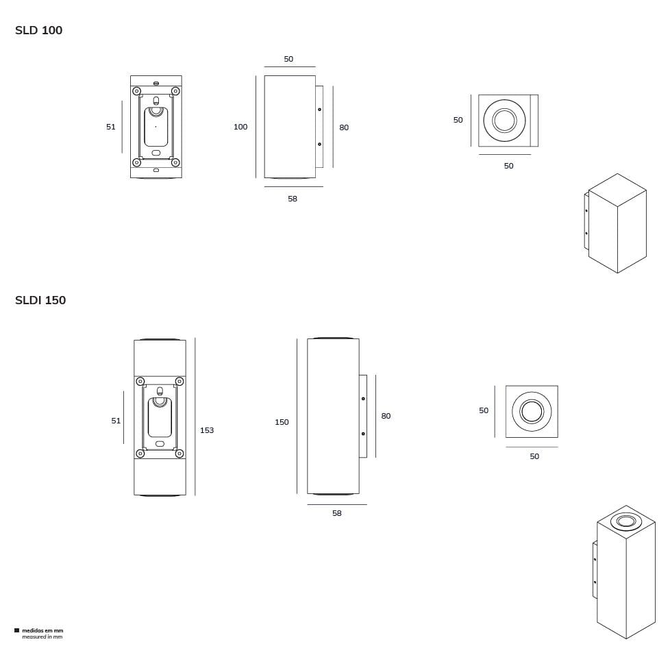 Алюминиевый светодиодный наружный настенный светильник Exporlux ROMA PA SL ARCH-00152714 - Вид №3