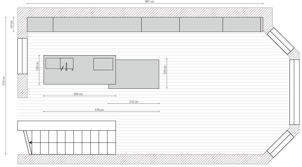 TM Italia Cucine Кухня из лакированного меламина с островом K6 sun-id-1441159 - Вид №12