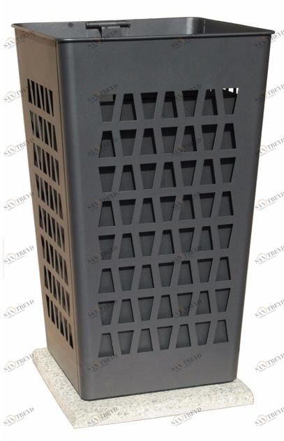 A.U.ESSE Урна стальная с пепельницей  1101140 