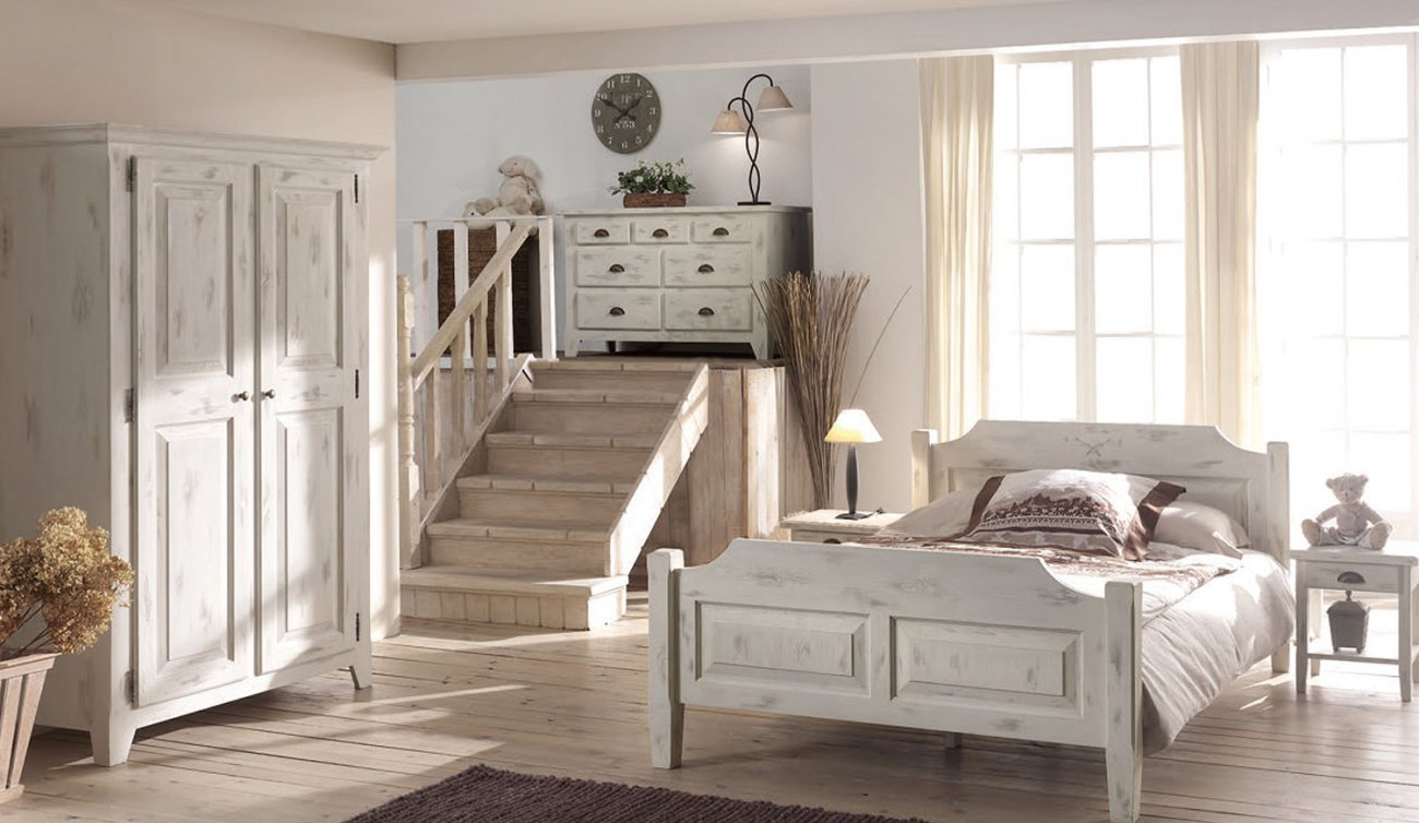 Кровать деревянная односпальная 90х200 серая Solea VAVI SOLEA 132577 Бежевый  - Вид №1