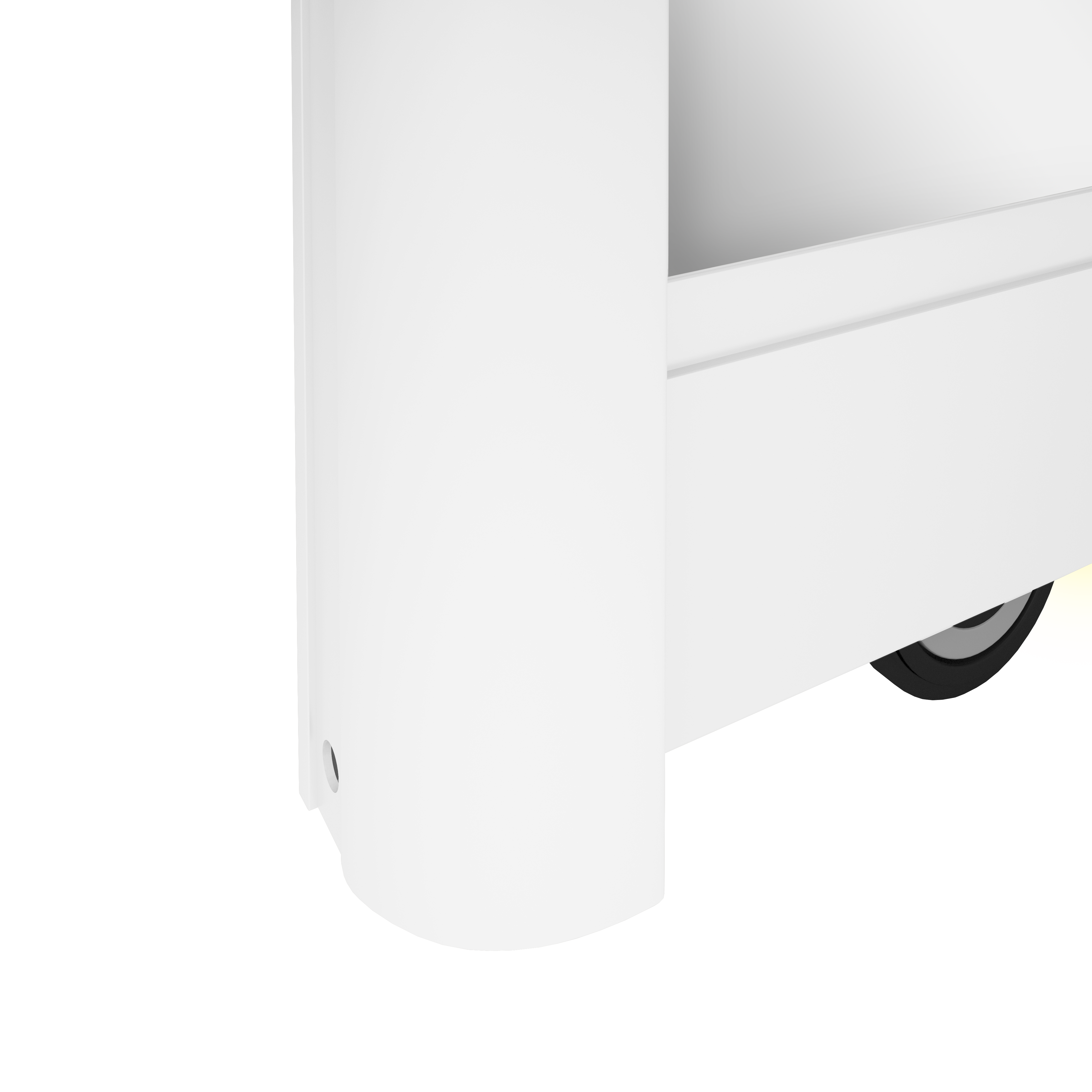 Дверь-купе Spaceo с зеркалом 2255×604 мм белый Santreyd 82362535 STLM-0025481 - Вид №3