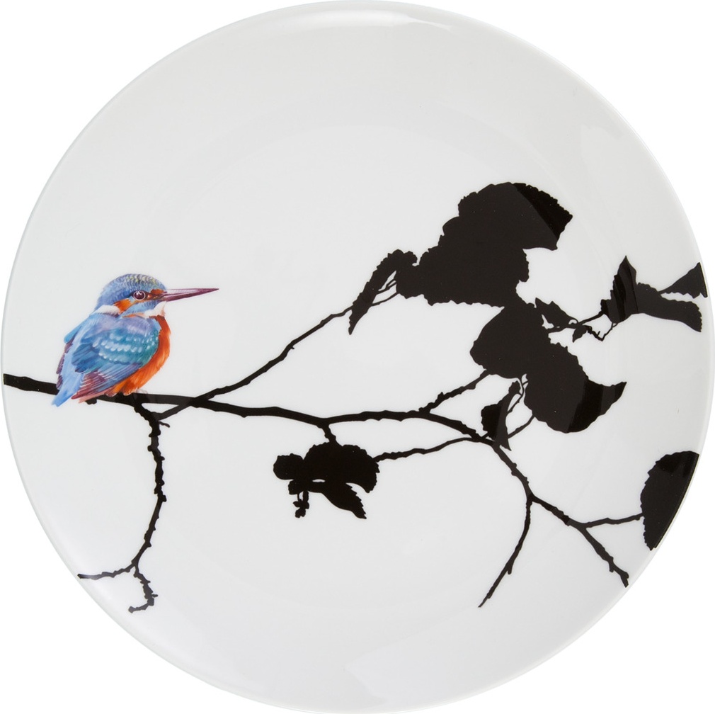 10649364 Meissen Тарелка настенная Meissen "Зимородок" 27,5см, п/к Фарфор, Керамика 