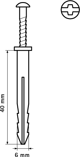 0854301 starQuick® Дюбель-гвоздь монтажные элементы для хомутов BIS starQuick® walraven  - Вид №1